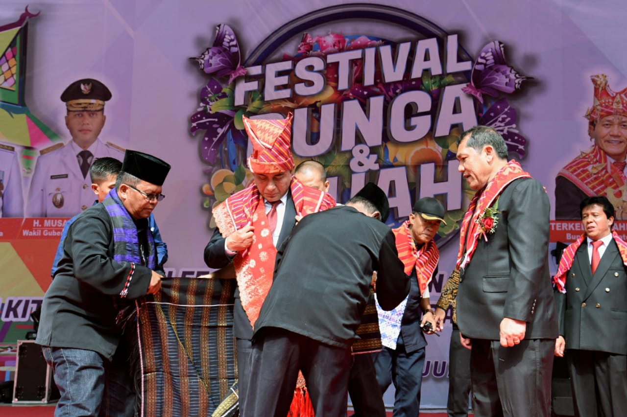 Festival Bunga dan Buah 2019, Gubernur Ingin Wujudkan Berastagi Berseri